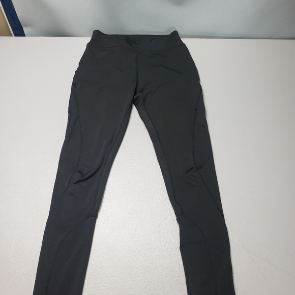 3/$15 Pop fit solid black work out leggings with pockets women's size small - Picture 3 of 9